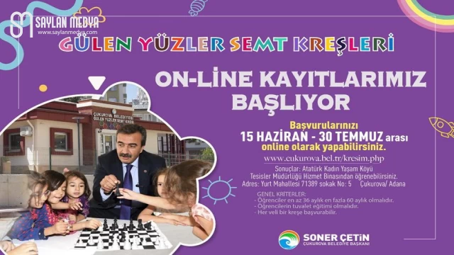 Soner Çetin: Gülen Yüzler Semt Kreşlerimizde Kayıtlar Başlıyor