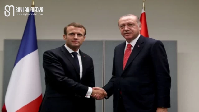 Cumhurbaşkanı Erdoğan, Macron ile görüştü