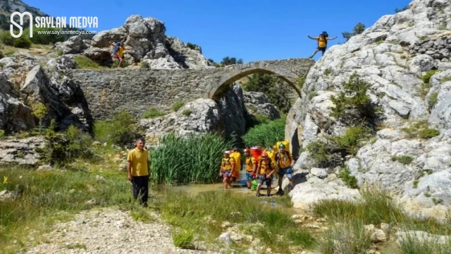 Dağcıların tercihi bu yıl saklı cennet Kestel Kanyonu