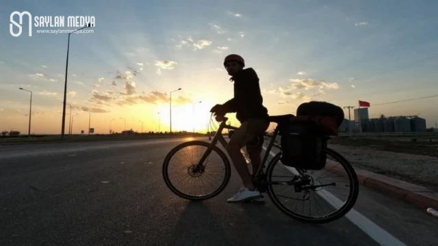 İzmir’den Ağrı’ya 24 gün pedal çevirdi