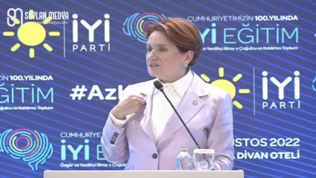 Akşener ’İYİ Eğitim’i anlattı... ”Değişmedik hiç bir şey kalmadı”