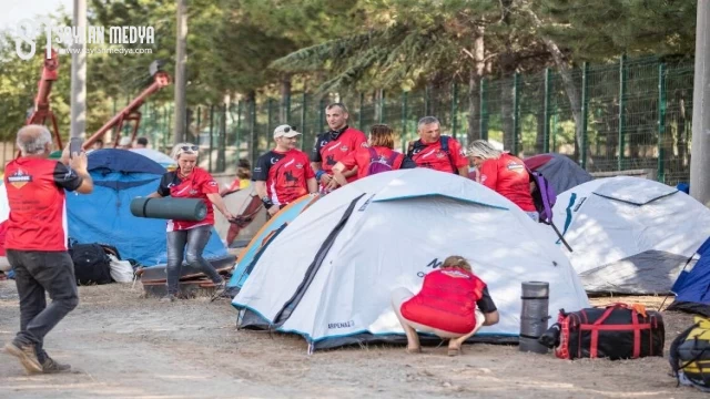 ’Zafer Yürüyüşü’ için Afyon Yeşilçiftlik’te çadırlar kuruldu