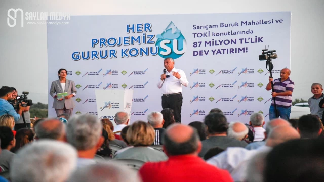 Sarıçam’a 87 milyonluk yatırımın temeli atıldı