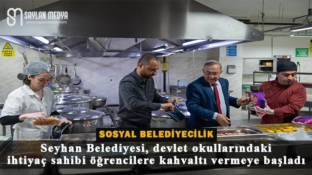 Seyhan Belediyesi, devlet okullarındaki ihtiyaç sahibi öğrencilere kahvaltı vermeye başladı