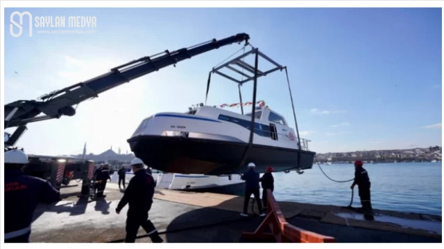 Elektrikli deniz taksileri işbaşında