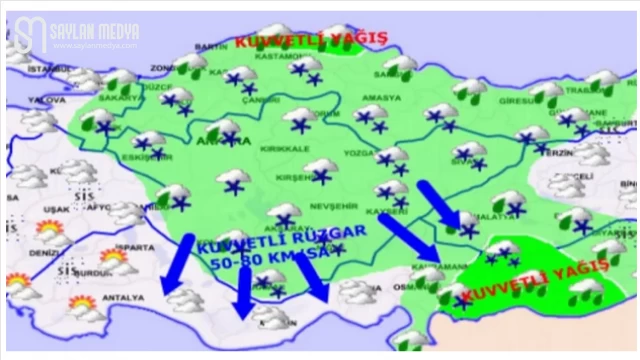 Meteoroloji’den kuvvetli kar uyarısı