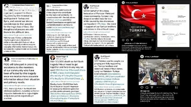 Dünya satranç ailesi Türkiye için tek yürek oldu