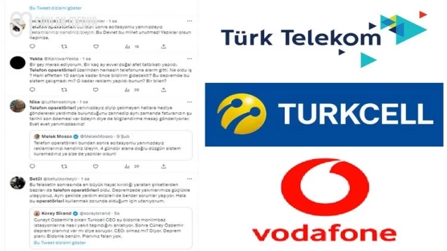 Türkcell, Vodafone ve Türk Telekom’a deprem tepkisi: Yazıklar olsun!