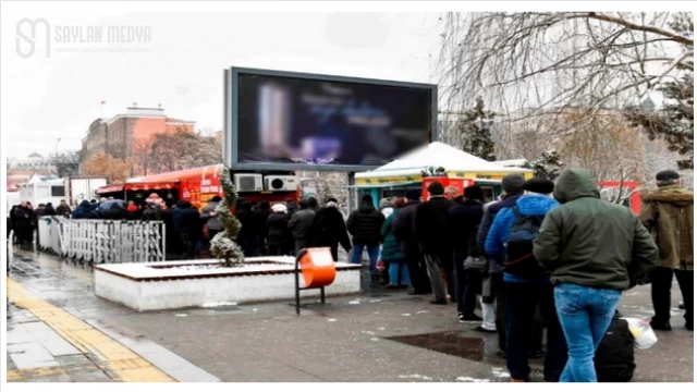 Vatandaşlar ucuz ete hücum etti!