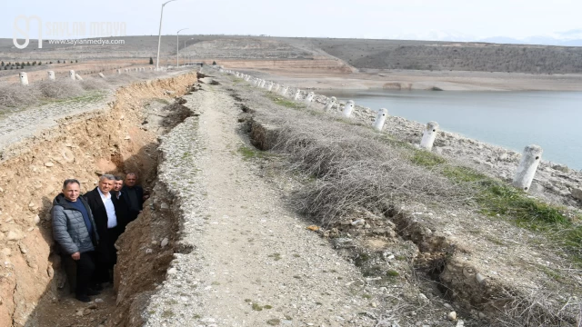 "80 bin dönüm tarım alanını sulayan barajda büyük tehlike"