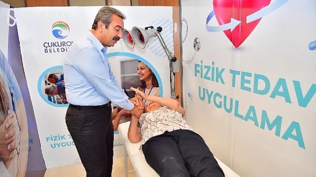 Çukurova Belediyesi'nden ücretsiz fizik tedavi hizmeti