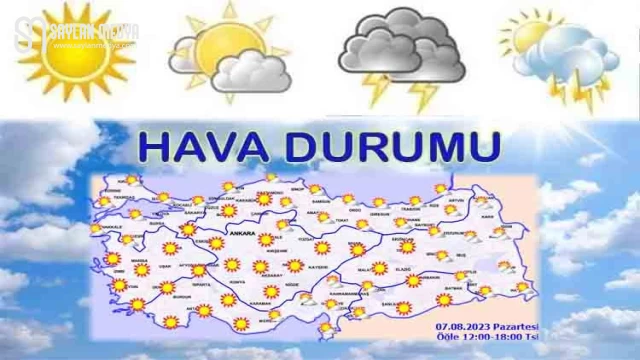 Yurtta bugün hava nasıl olacak? ADANA 25°C, 35°C