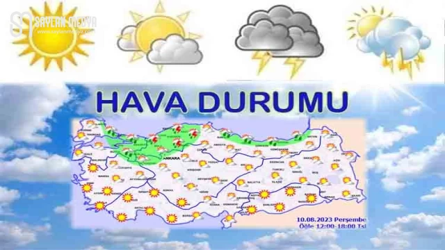 Yurtta bugün hava nasıl olacak? ADANA 34°C