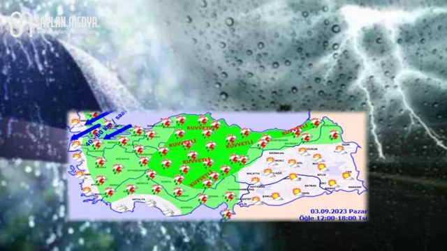 Meteoroloji uyardı! Kuvvetli yağış etkili olacak. ADANA 34°C