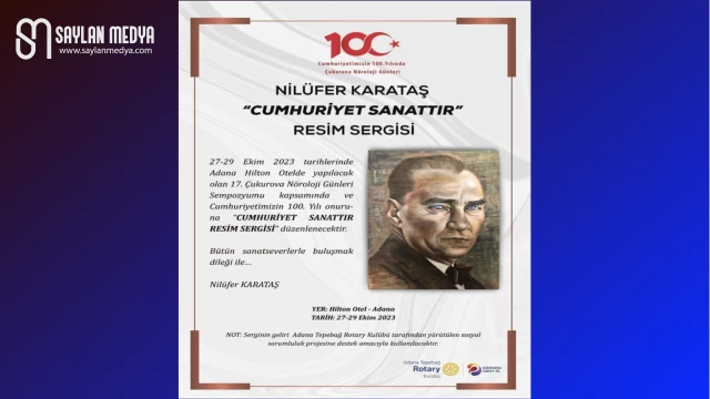 Adanalı ressam Nilüfer Karataş, resim sergisi açıyor