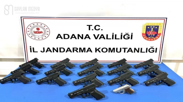 Yol kontrollerinde 17 Adet ruhsatsız tabanca ele geçirildi