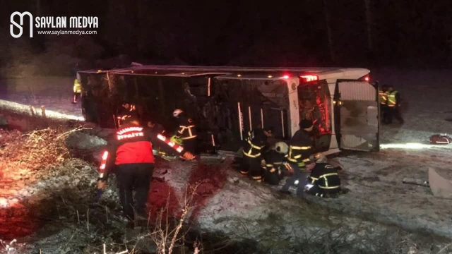 Kastamonu’da otobüs kazası: 6 ölü, 33 yaralı!