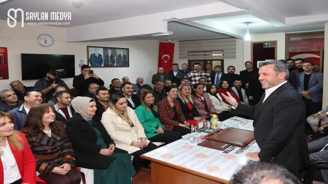 Kocaispir, AK Parti ve MHP ilçe teşkilatlarıyla bir araya geldi