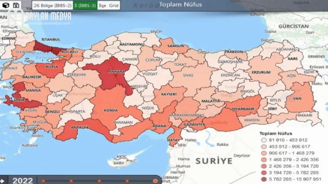 TÜİK grid düzeyde nüfus istastistiklerini erişime açtı