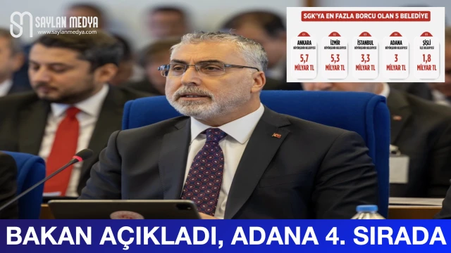 Bakan açıkladı, Adana 4. sırada