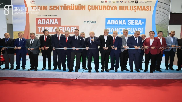 17. Uluslararası Adana Tarım-Sera ve Bahçe Fuarı açıldı