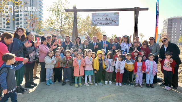 Çocuk Hakları Koruluğu açıldı, fidan dikimi gerçekleştirildi