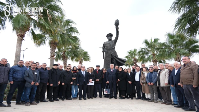 Şehit Asteğmen Kubilay, Kozan’da adına yapılan anıtın önünde anıldı 